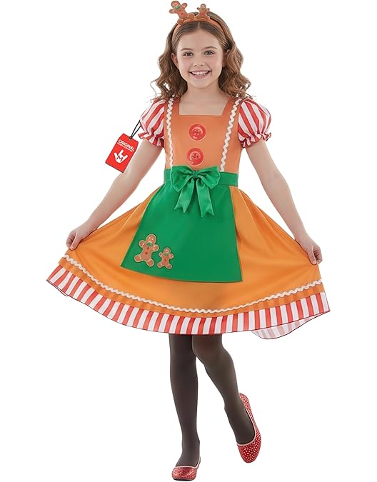 Amazon.com: Dress Up America Gingerbread Costume - Cute